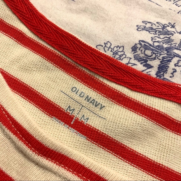 Old Navy Red/Cream Stripe Sweater - Picture 3 of 4